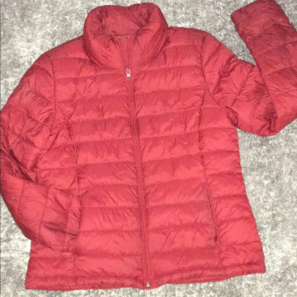 Red Lightweight puffer jacket